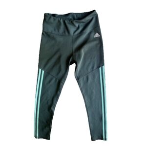 Adidas Green Leggings Climalite Medium 12 14